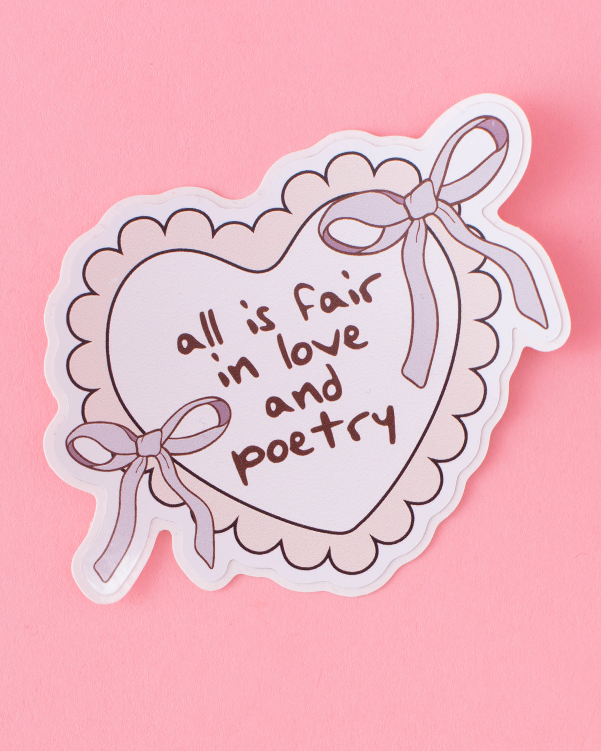 Love and Poetry Sticker – Kitsch & Color