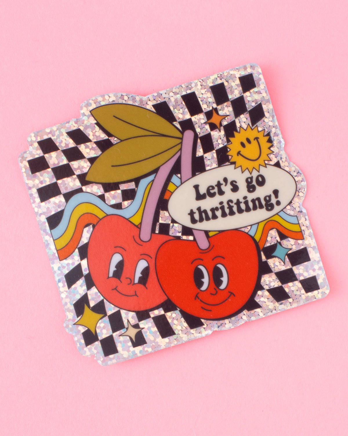 Cherry Thrifting Sticker – Kitsch & Color